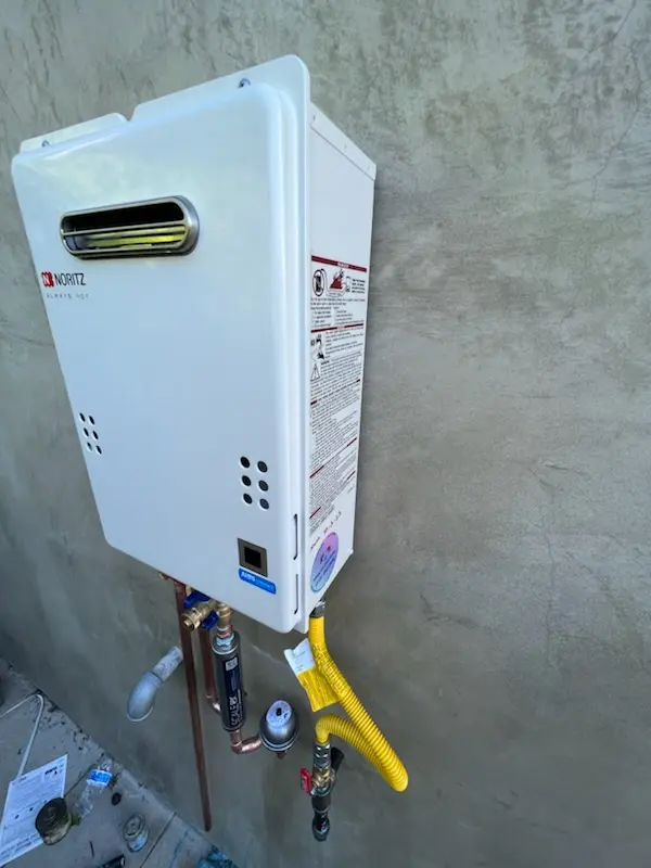 Tankless water heater installation for Golden Heights homes